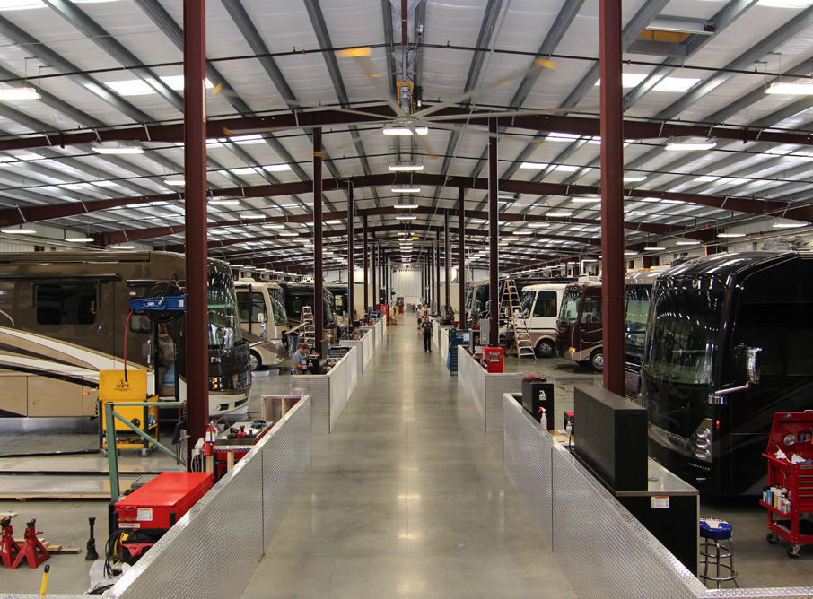 North Trail RV Service Bays